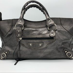 Paravidino Handbag in a gorgeous smoky silver